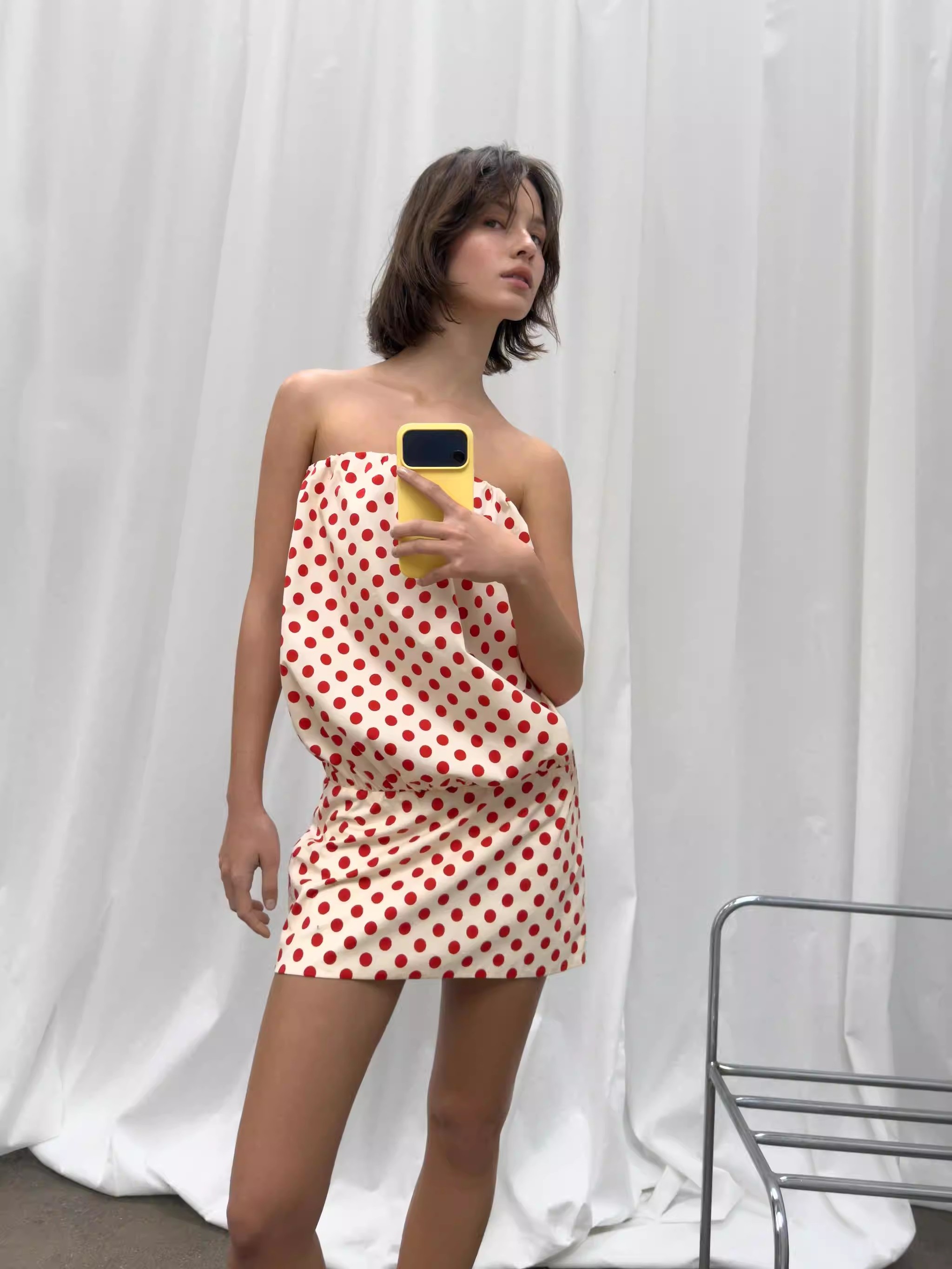 Ethnic Fashion Dress - Zomer nieuwe collectie sexy rechte kraag