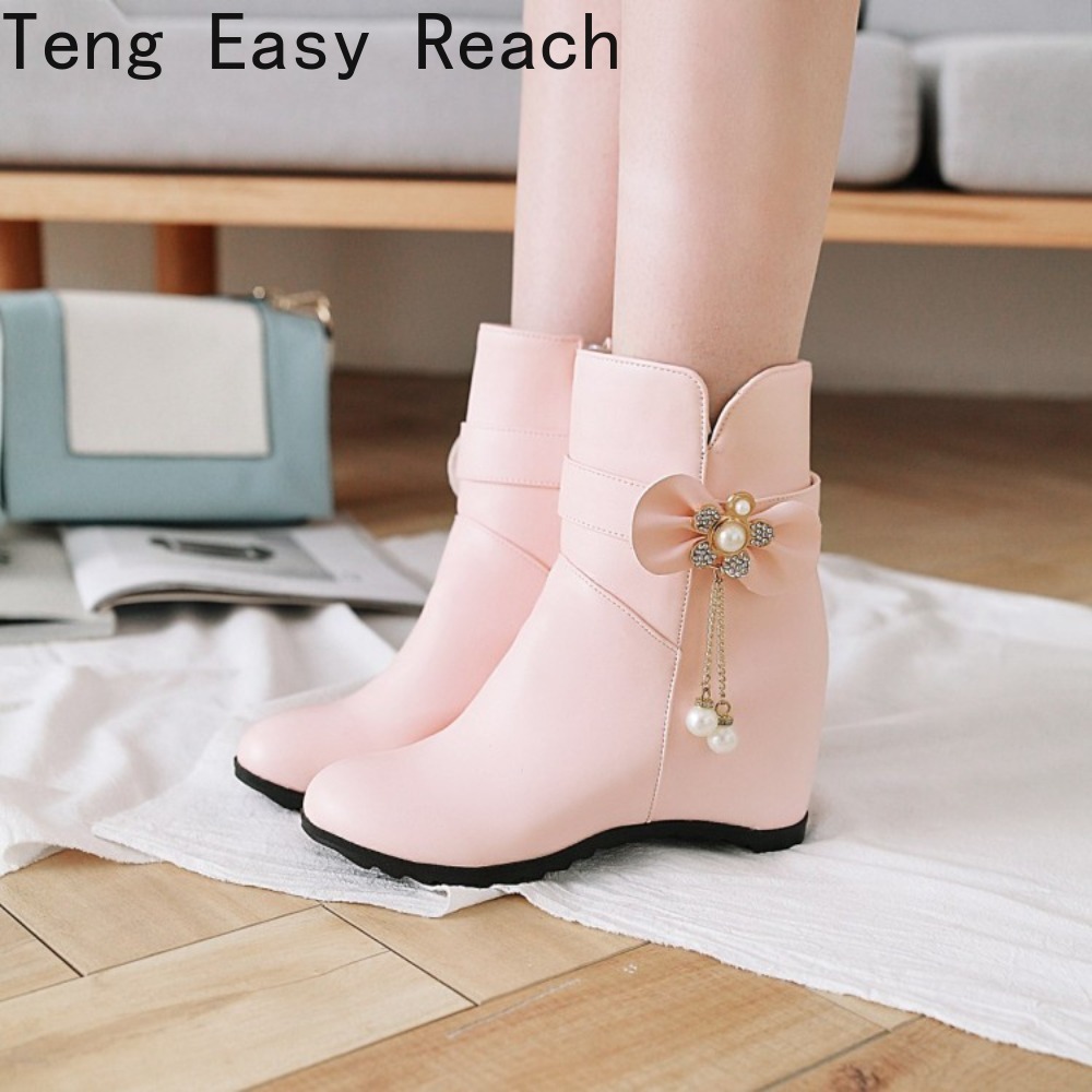 Ethnic Fashion Brands - Mode Wedges Merk Dames Feestschoenen Witte
