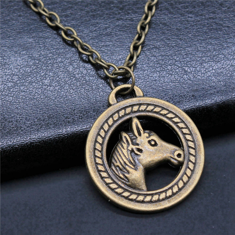Ethnic Fashion Clearance Sale - Etnische Paard Herten Eenhoorn Ketting 45Cm