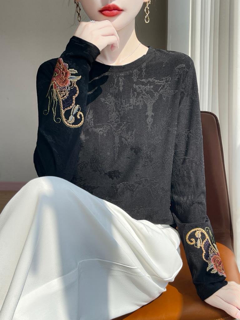 Ethnic Wear In Fashion - Nieuwe Chinese stijl geborduurde top met