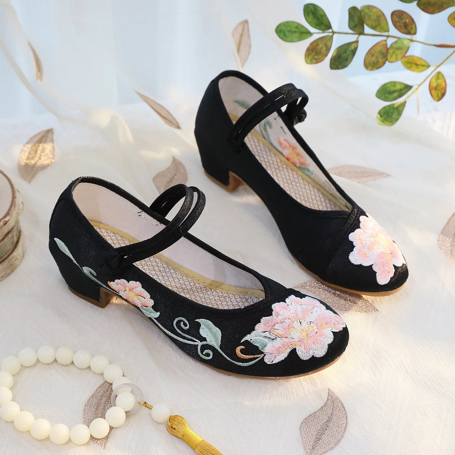 Maat 34-40 Blokhak Cheongsam H - Ethnic Style recensie en prijs