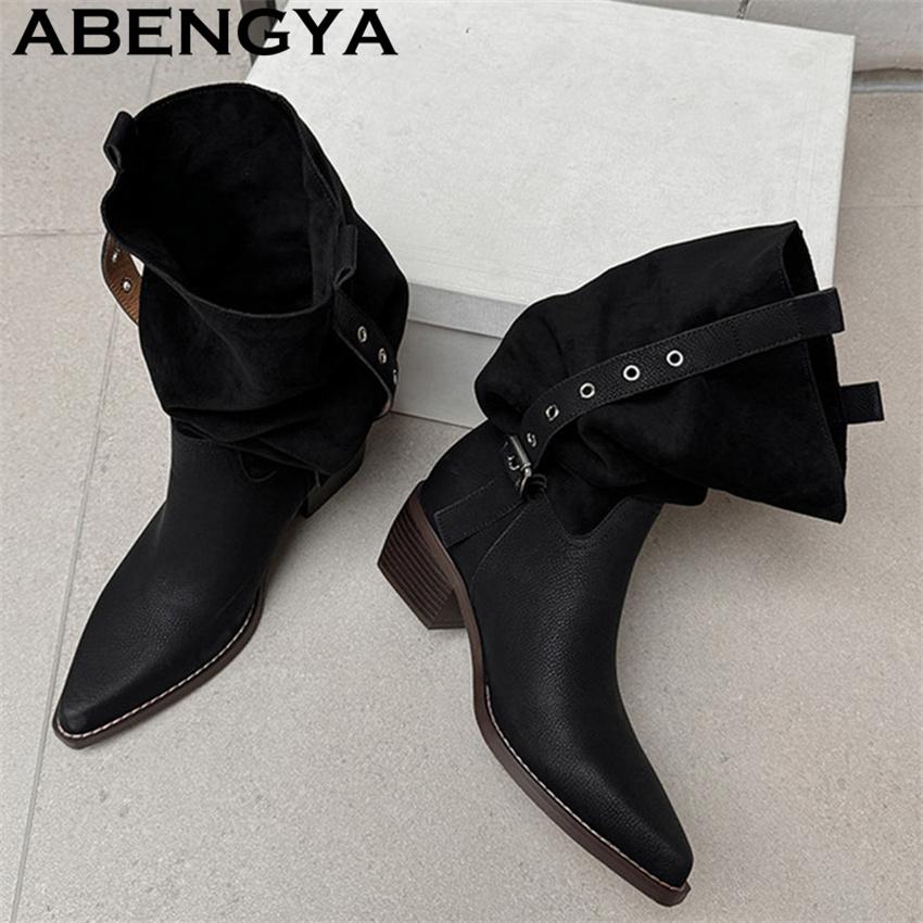 2026 Nieuwe Western Cowboy Kni - Ethnic Fashion For Women recensie en prijs
