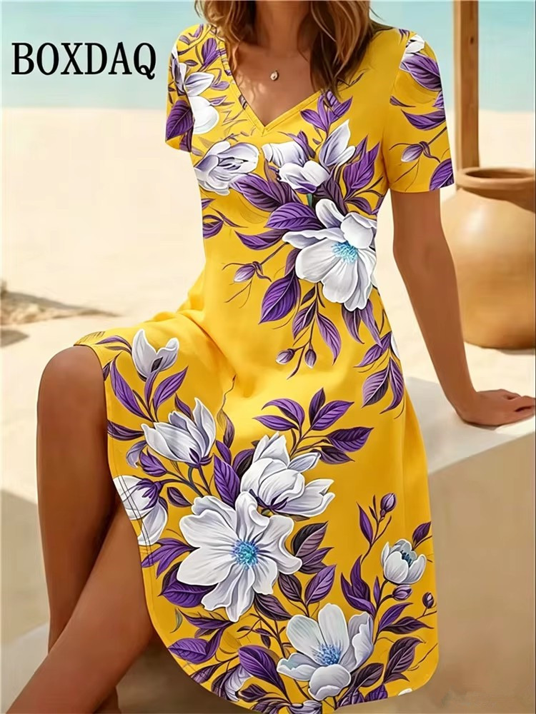 6XL Plus Size Vrouwen Jurken Z - Ethnic Fashion Dress recensie en prijs