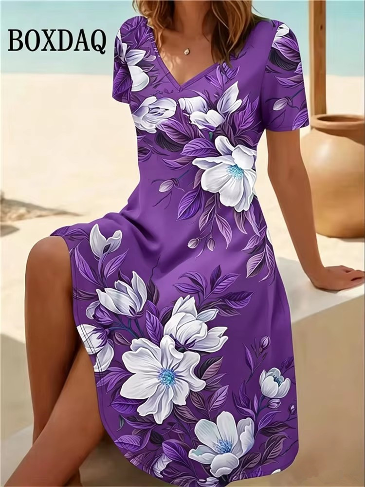 6XL Plus Size Vrouwen Jurken Z - Ethnic Fashion Dress recensie en prijs