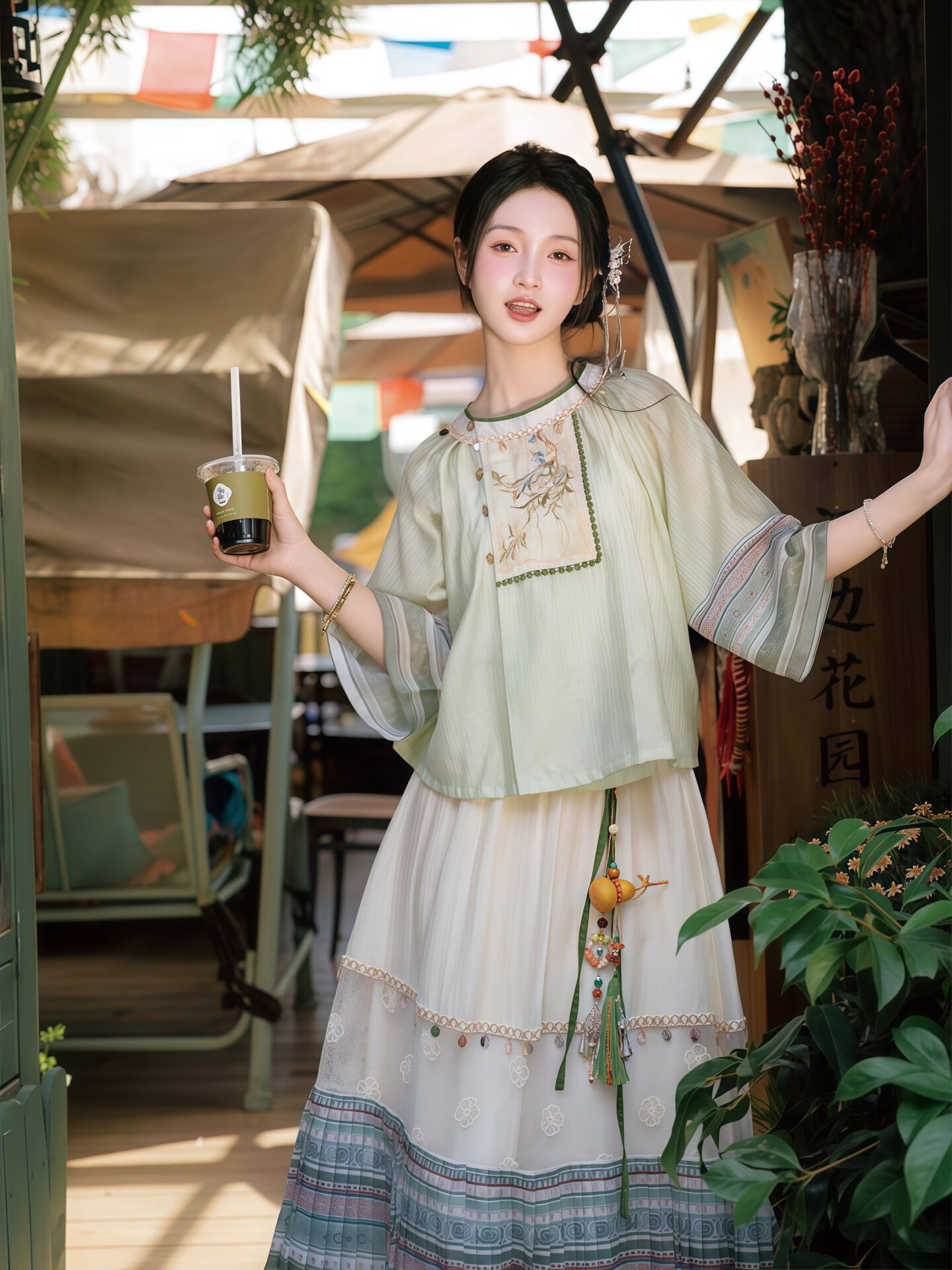 Chinese etnische stijl outfit  - Ethnic Style recensie en prijs
