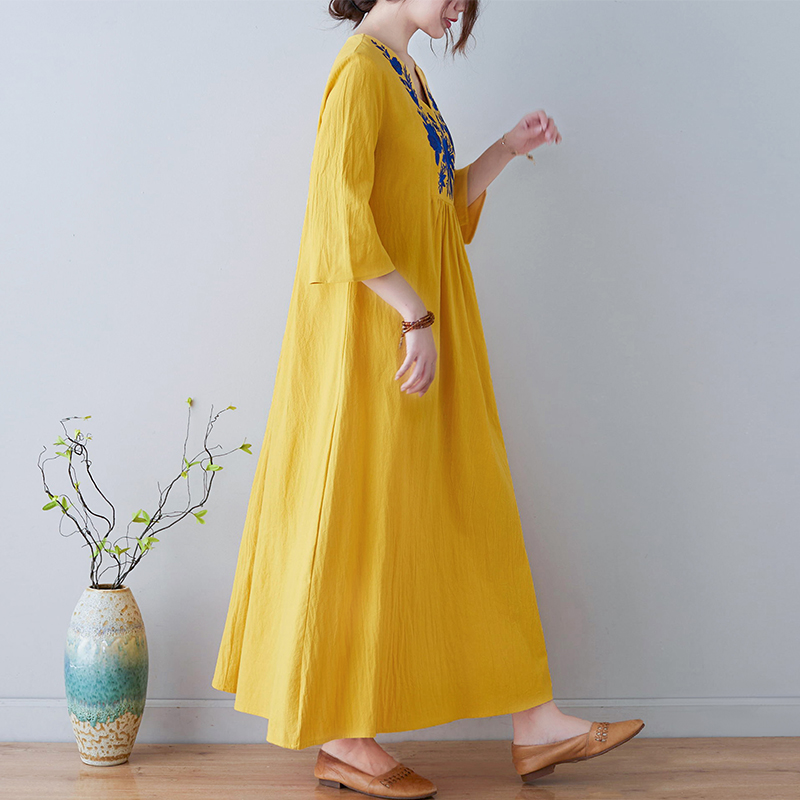 Nieuwe etnische stijl losse di - Ethnic Fashion Dress recensie en prijs