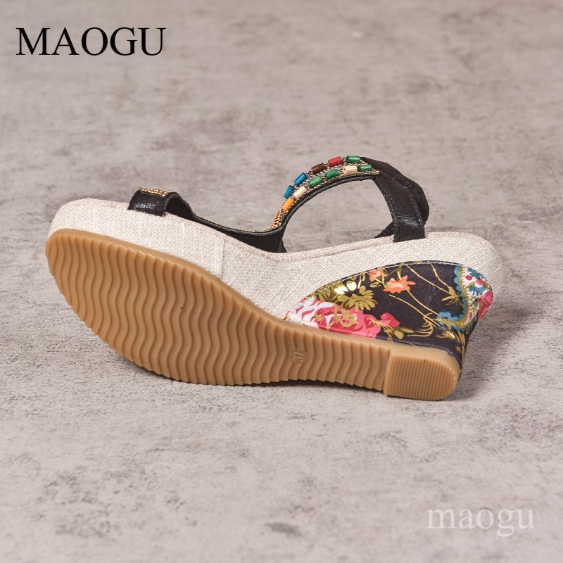 Boho sandalen met kralen en bl - Ethnic Fashion For Women recensie en prijs