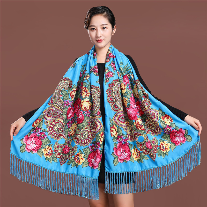 Russische Stijl Luxe Bloemen G - Ethnic Fashion For Ladies recensie en prijs