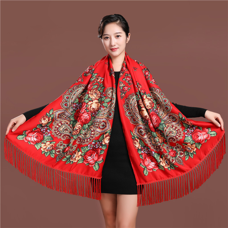 Russische Stijl Luxe Bloemen G - Ethnic Fashion For Ladies recensie en prijs