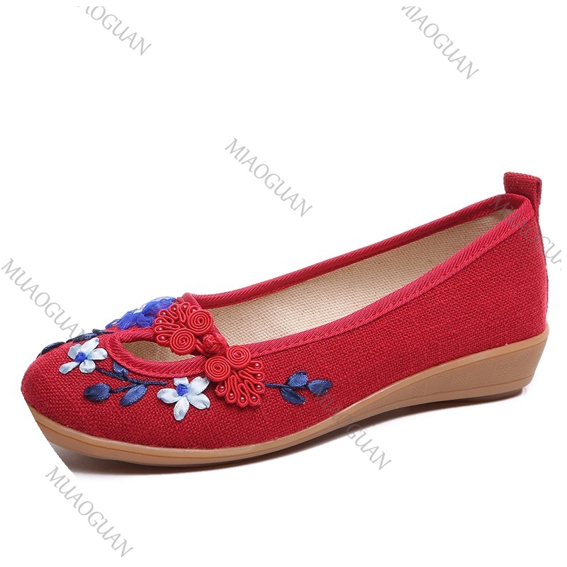 Geborduurde dames comfort wedg - Ethnic Fashion For Women recensie en prijs