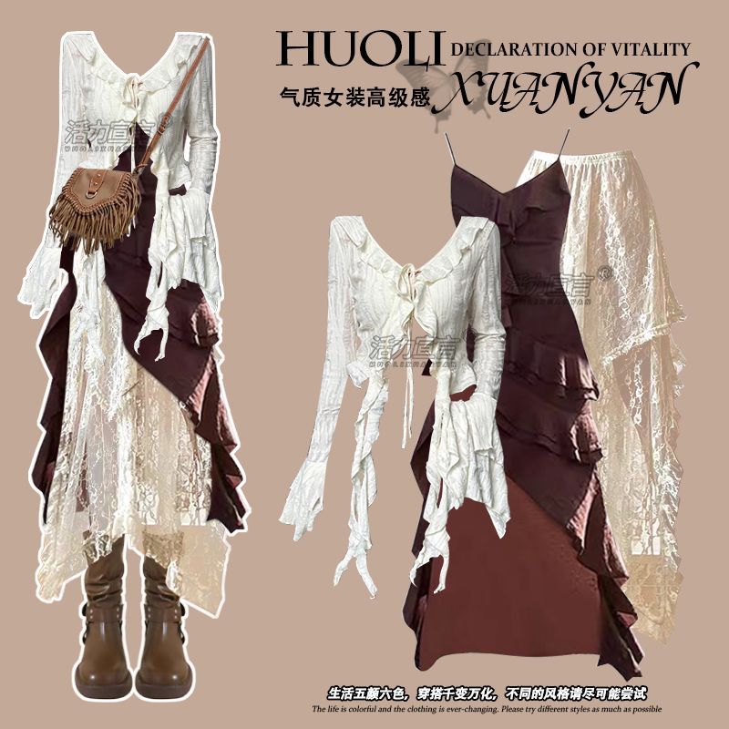 Herfst Nieuwe Onregelmatige Sl - Ethnic Fashion Dress recensie en prijs