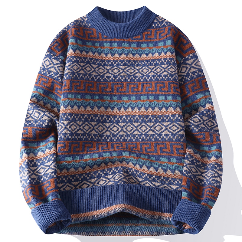 Trendy heren trui met ronde ha - Ethnic Wear In Fashion recensie en prijs