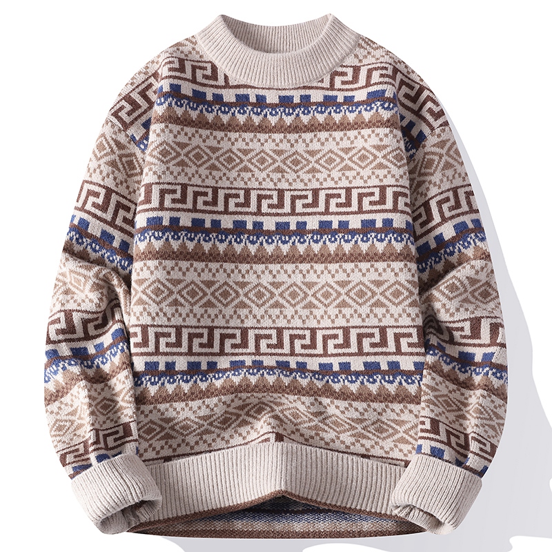 Trendy heren trui met ronde ha - Ethnic Wear In Fashion recensie en prijs