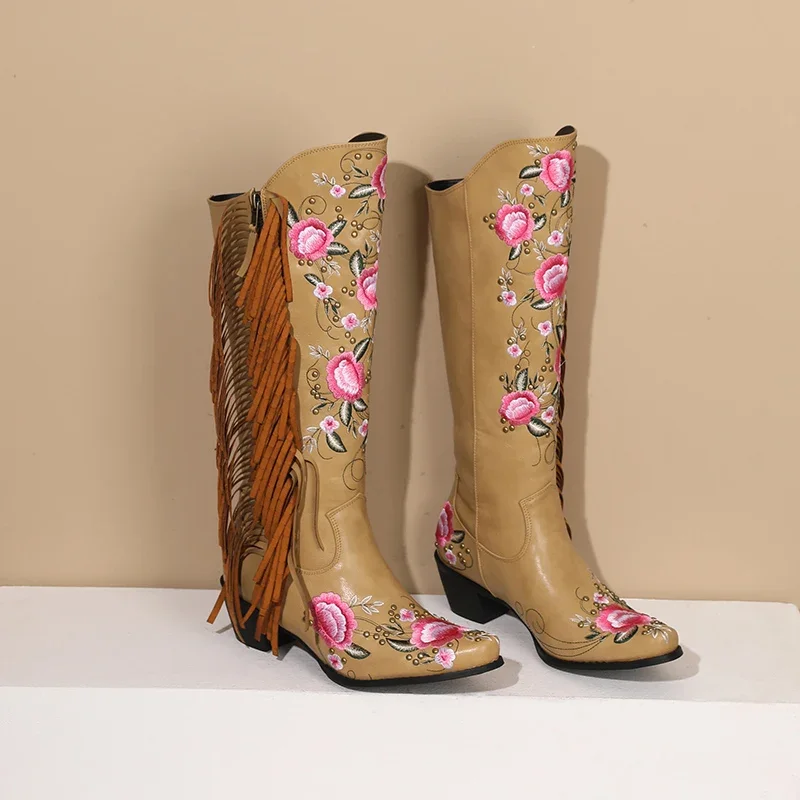 Mode Borduren Bloem Westerse K - Ethnic Fashion For Women recensie en prijs