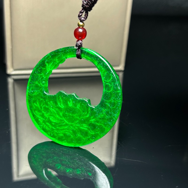 Retro prachtige groene ronde m - Ethnic Fashion Brands recensie en prijs